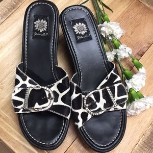 Yellow Box rawhide sandals